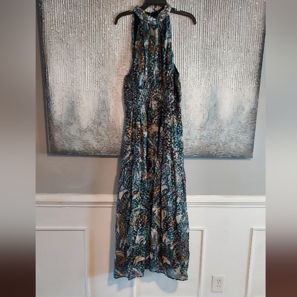Anthropologie Multicolor High Low Dress - Picture 6 of 13